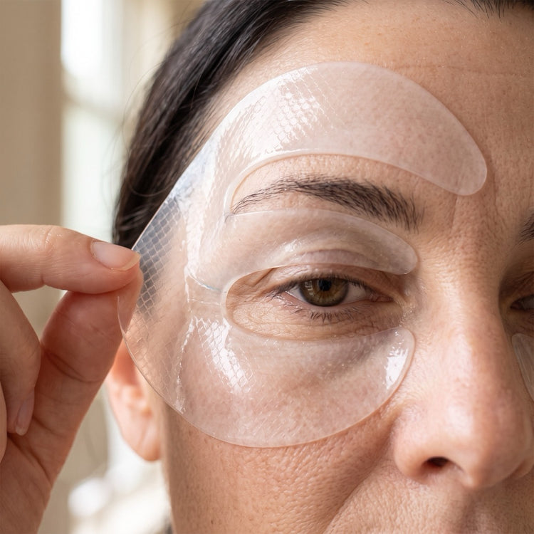 Peeling off the clear mask