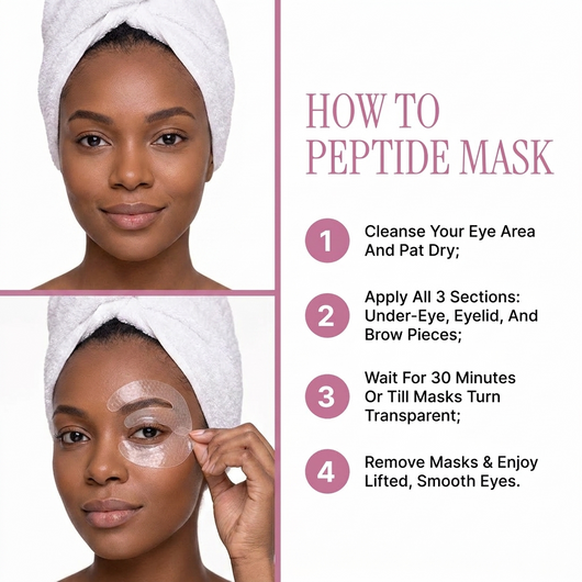 Peptide-Infused Eye Mask