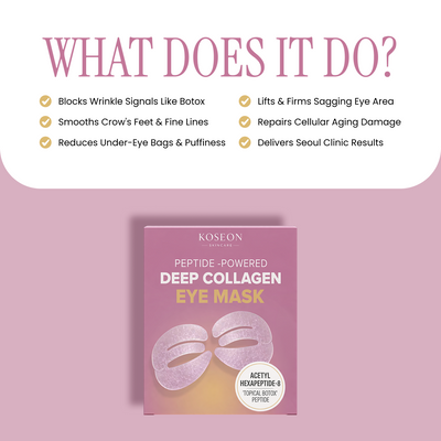 Peptide-Powered Deep Collagen Eye Mask