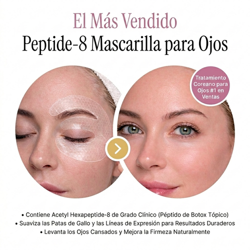 Mascarilla de Colágeno con Péptidos para el contorno de ojos