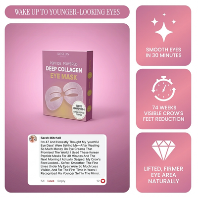 Peptide-Powered Deep Collagen Eye Mask