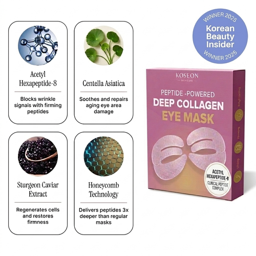 Mascarilla de Colágeno con Péptidos para el contorno de ojos